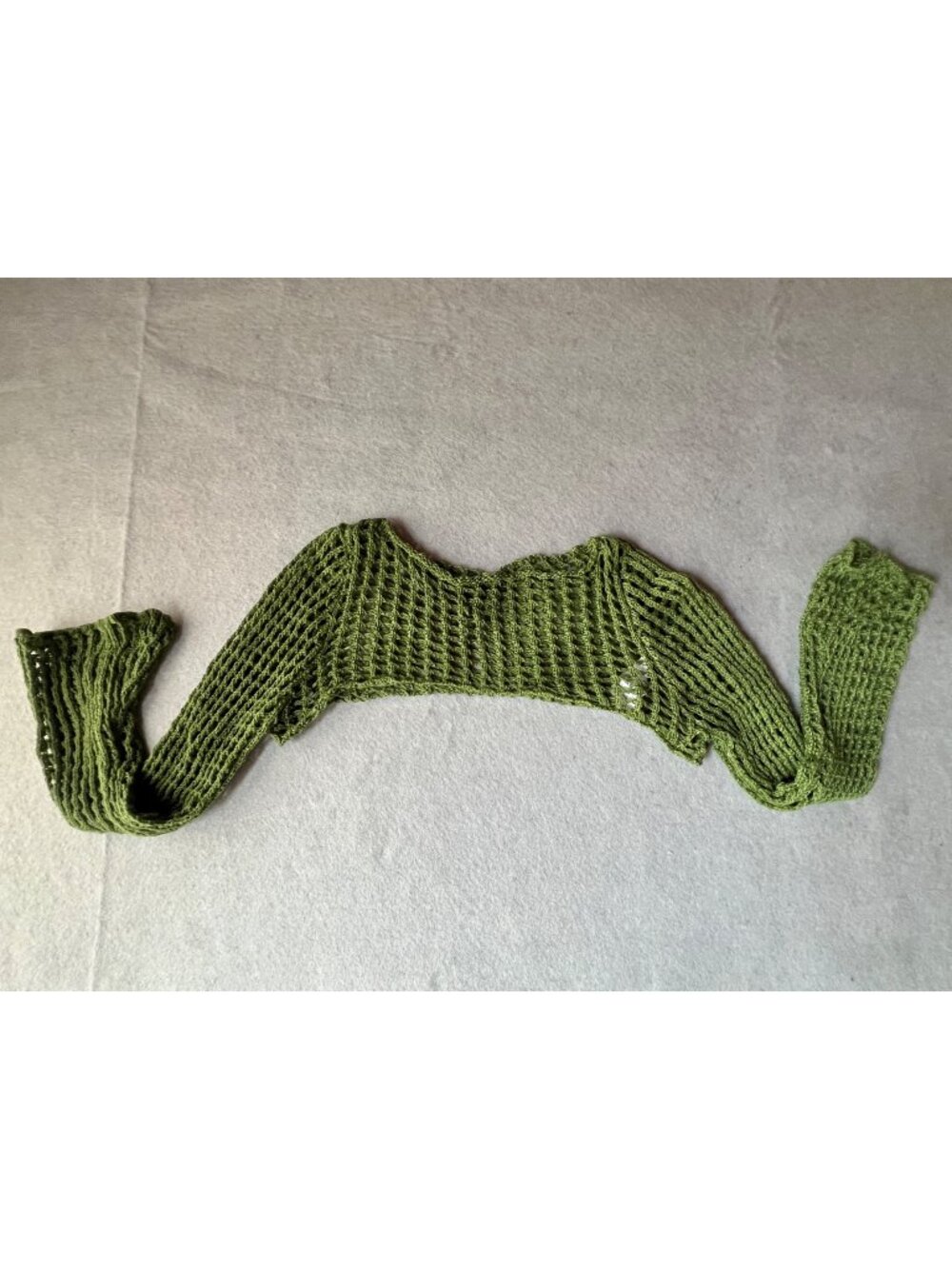 Dazy Green Looseknit Shrug Cover-Up S/M Lightweight & Stylish - Picture 1 of 7
